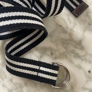 Striped Cotton Belt. Size S/M